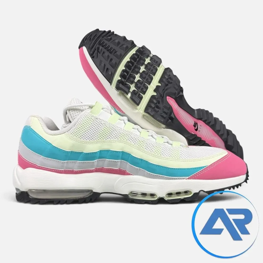 Nike Air Max 95 Golf Peony Volt Tint Dusty Cactus HV4696-600 Men's Size 15